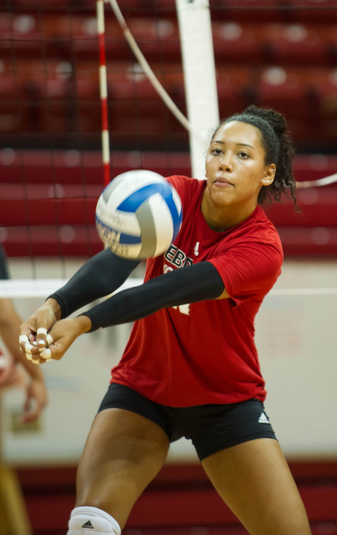 NU volleyball practice, 8/8/18